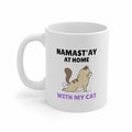 Namast'ay Home with My Yoga Cat Mug