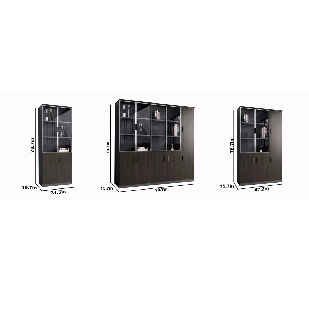 Aurora · Office Cabinets & Open Shelving
