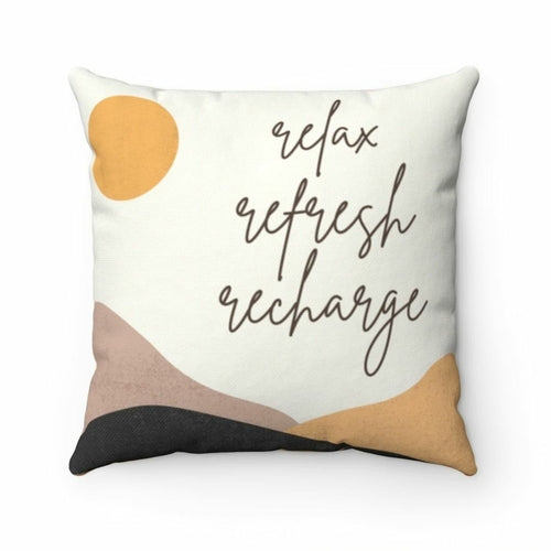 Relax, Refresh, Recharge Home Decoration Accents - 4 Sizes